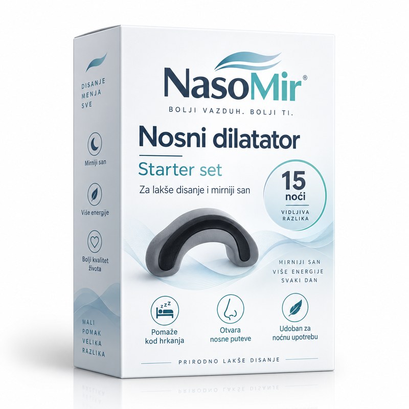 Magnetni dilatator i trakice za nos — starter komplet